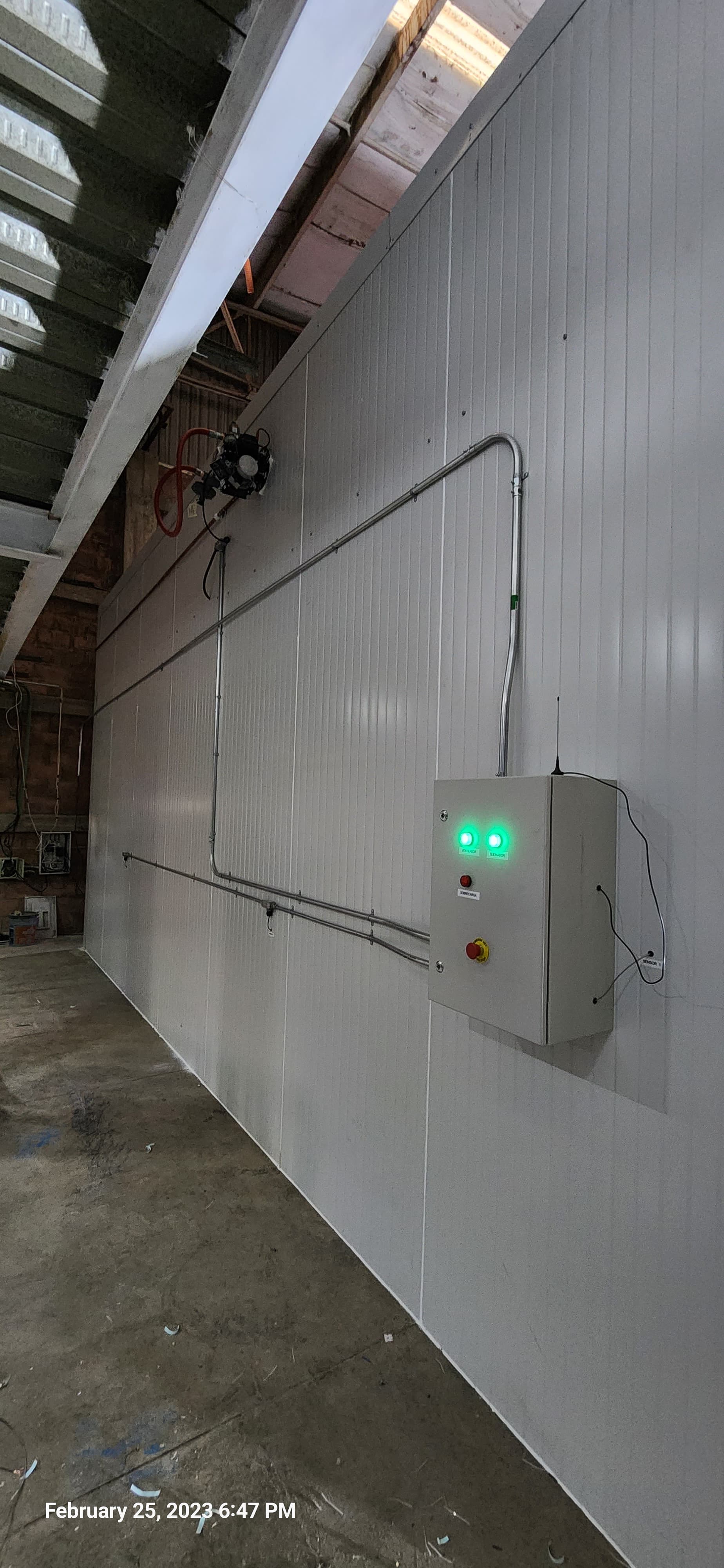 Sistema térmico OLLINTEK para tarimas y pallets